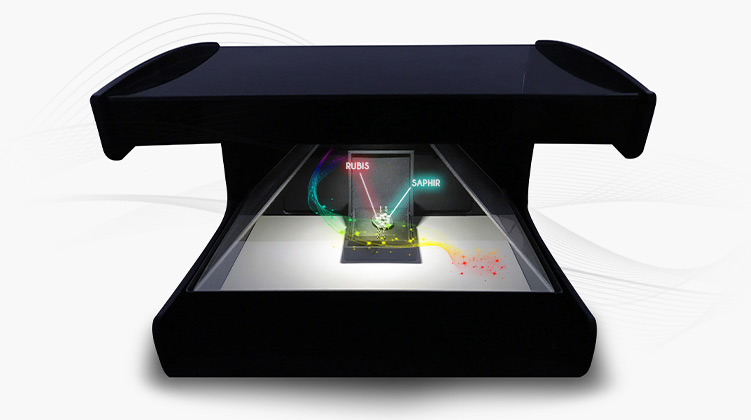 Pyramide holographique SMART : Réalité mixte