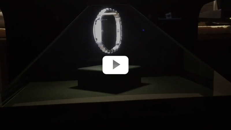 Montre en hologramme pyramide SMART