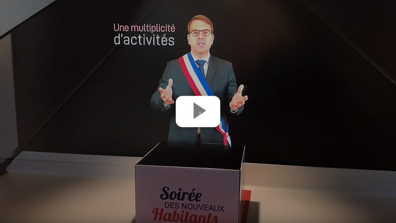 video-speaker-maire-hologramme-paris Hologramme du maire Paris 17