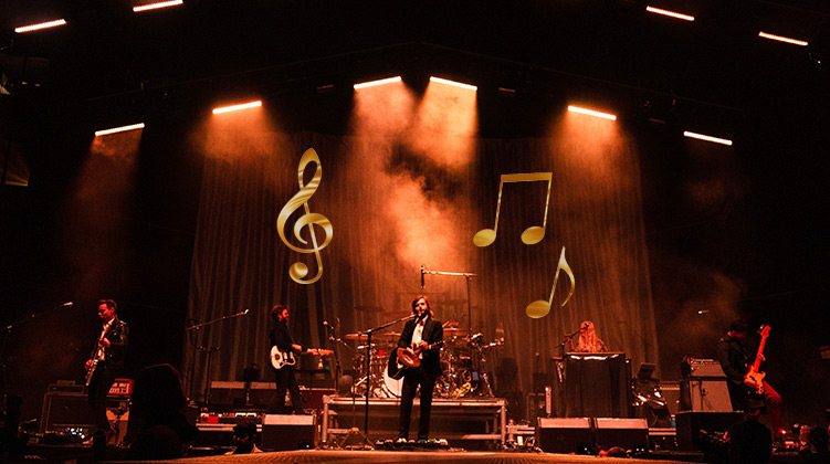 Voile holographique concert hologramme