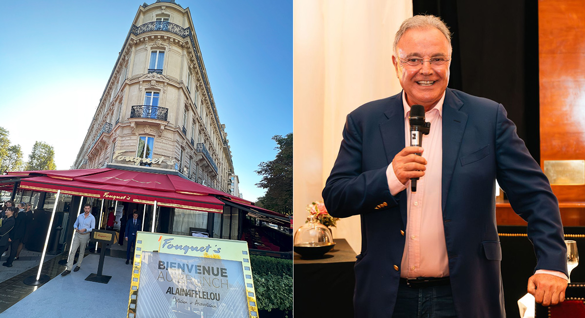 Alain Afflelou lors du Brunch des Franchisés au Fouquet's.