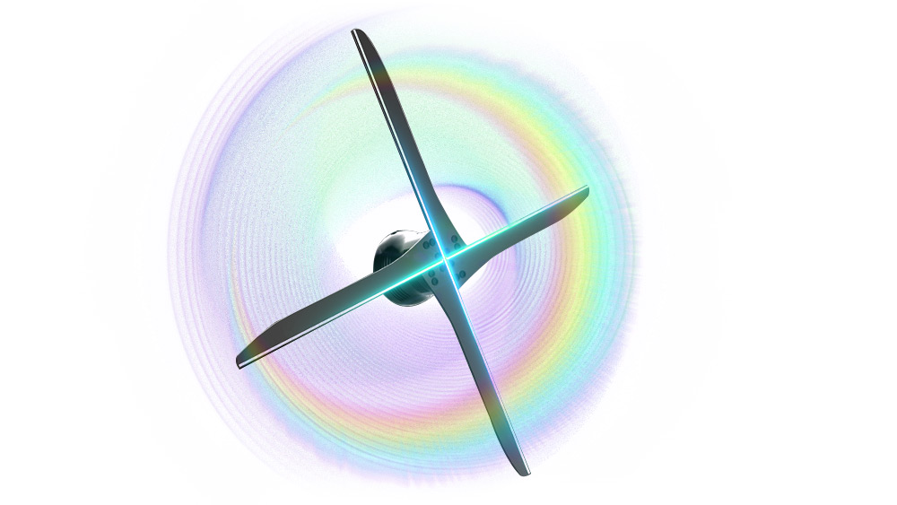 HoloRotor Pro: LED holographic propeller