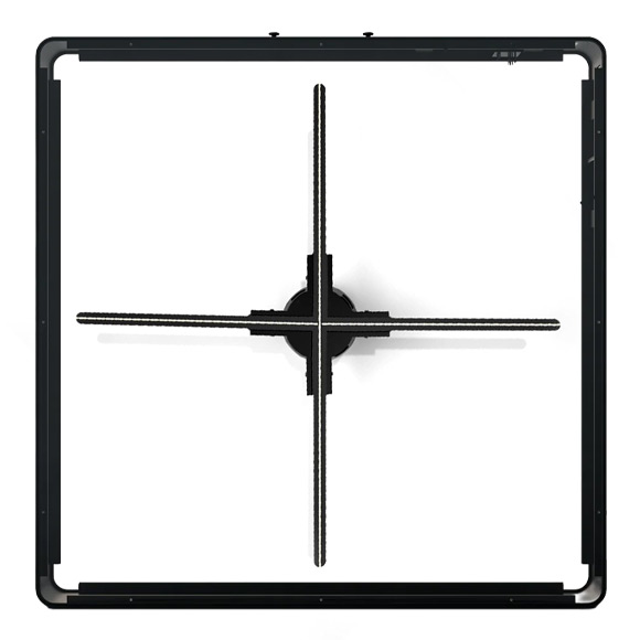 Box de protection en plexi Hélice Holographique Box de protection en plexi Hélice Holographique